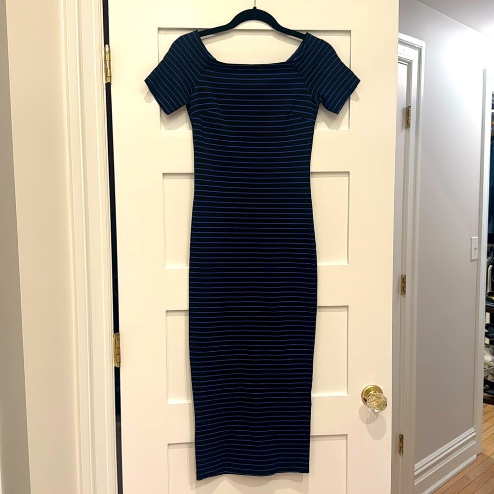 Torn by Rhony Kobo fitted midi dress. Size small.
